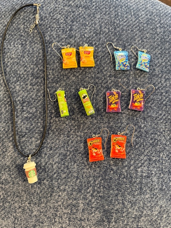 Starbucks Accessories - Food Jewelry Lot